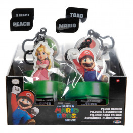 The Super Mario Bros. Movie Plush klúčenkas 8 cm Assortment (12)